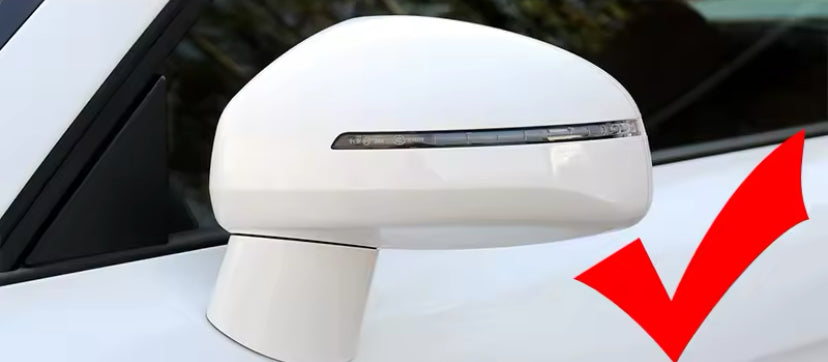 Audi TT/TTS/TTRS 2007-2014 Gloss Black Mirror Caps 2PC