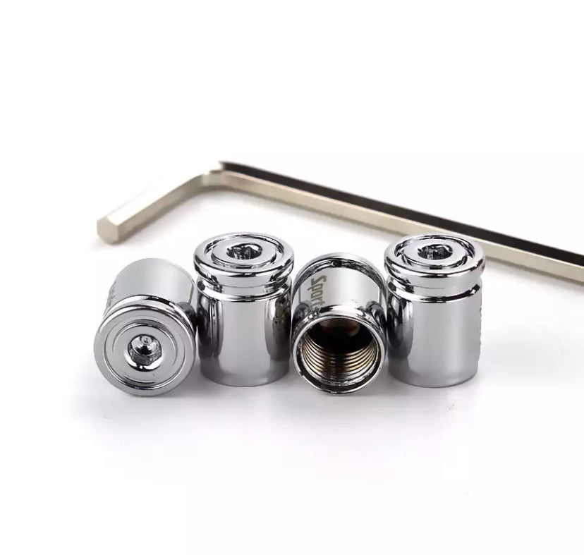 Anti-Theft Valve Caps 4pc