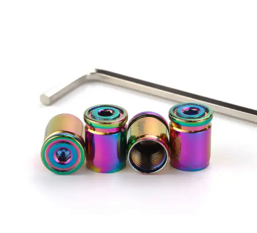 Anti-Theft Valve Caps 4pc