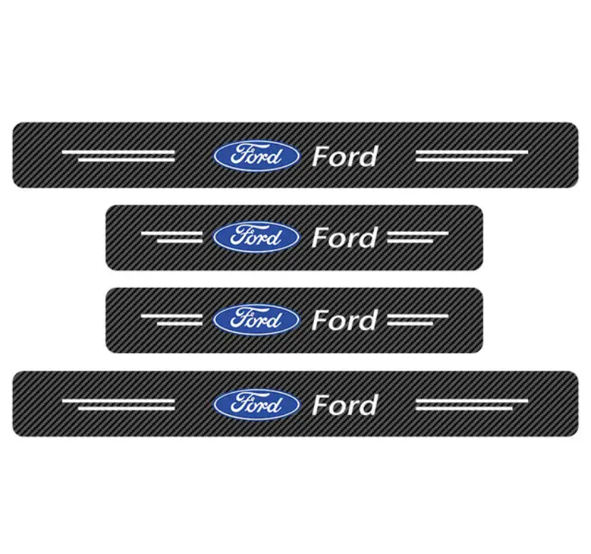 Ford Door Scratch Proof Sticker Mats 4pc